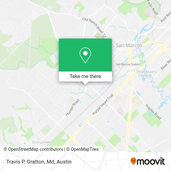 Travis P. Gratton, Md map