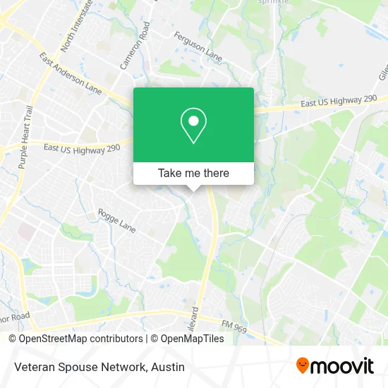 Veteran Spouse Network map