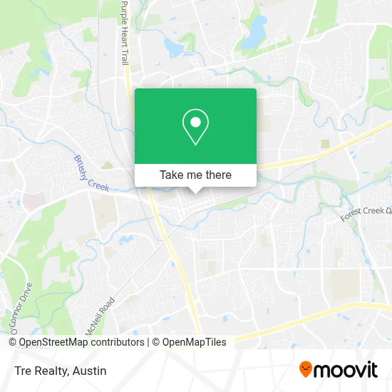 Tre Realty map