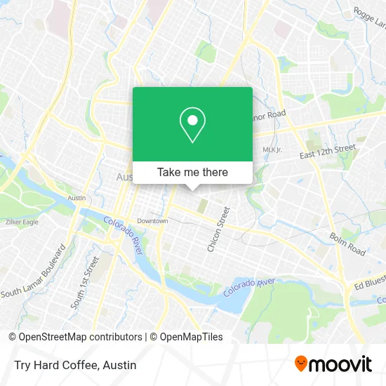 Try Hard Coffee map