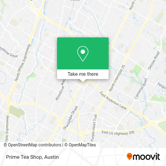 Prime Tea Shop map