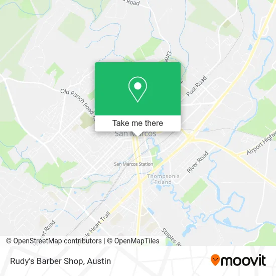 Rudy's Barber Shop map
