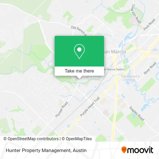Hunter Property Management map