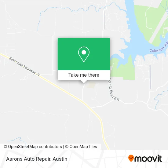 Aarons Auto Repair map