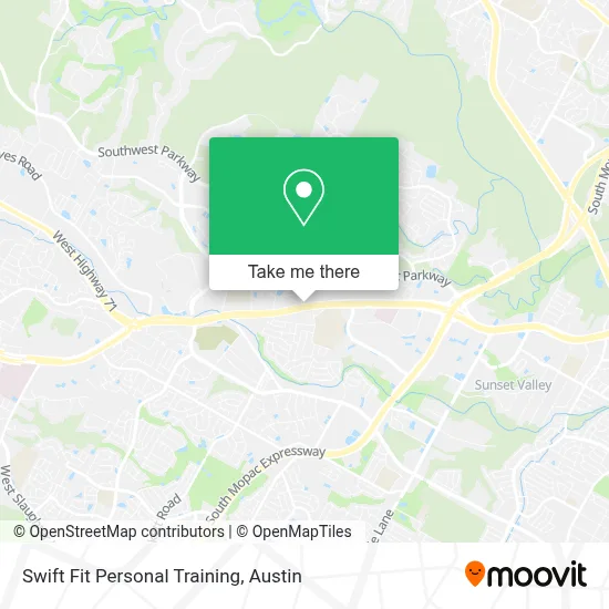 Swift Fit Personal Training map