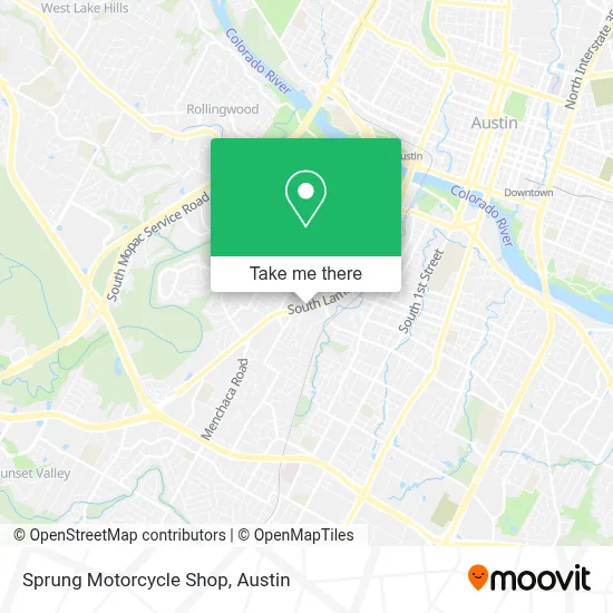 Sprung Motorcycle Shop map