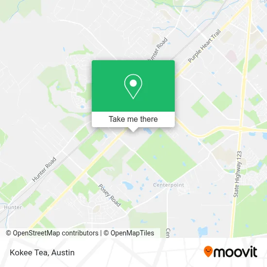 Kokee Tea map