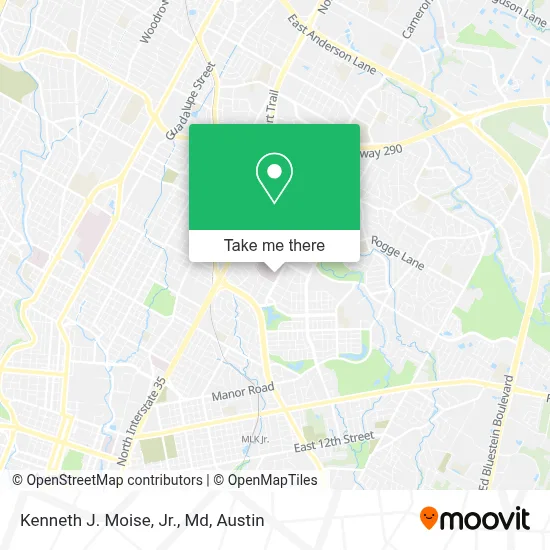 Kenneth J. Moise, Jr., Md map