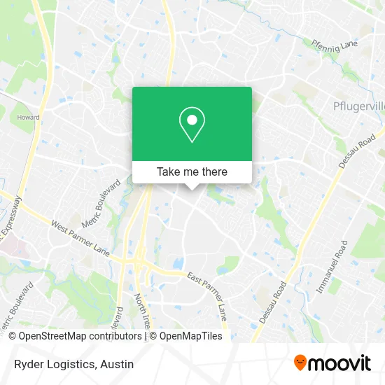 Ryder Logistics map