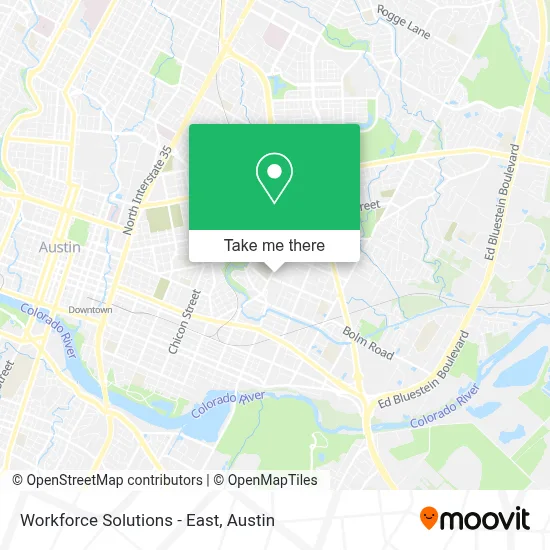 Workforce Solutions - East map