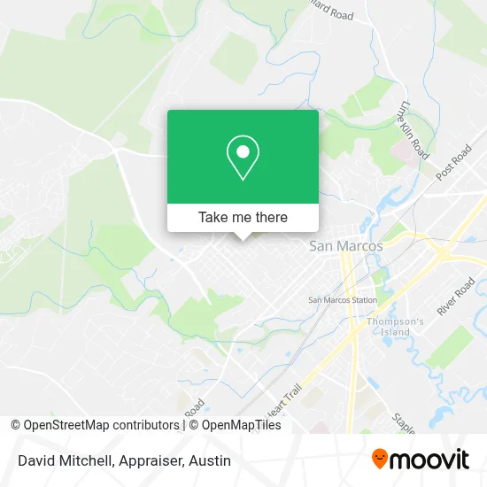 David Mitchell, Appraiser map