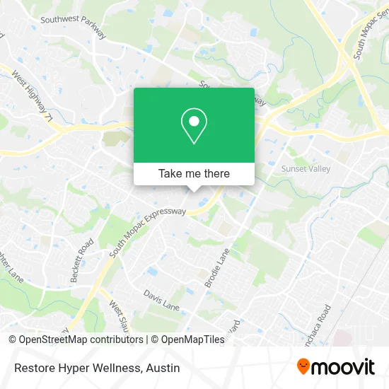 Restore Hyper Wellness map