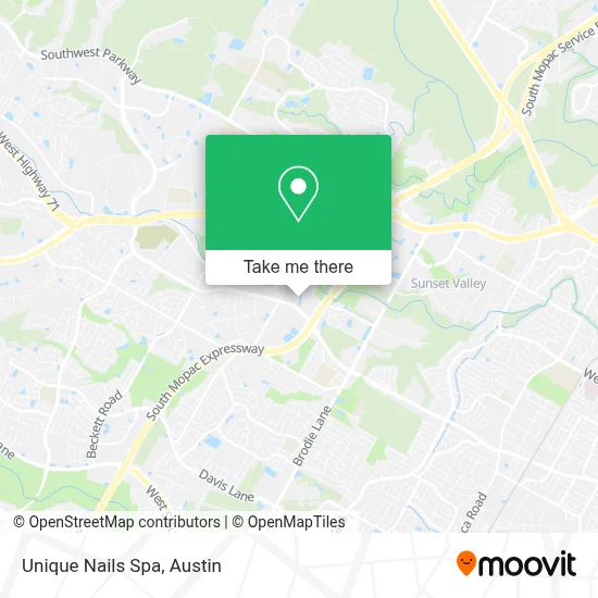 Unique Nails Spa map