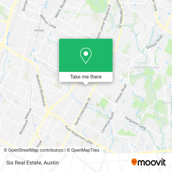 Sis Real Estate map