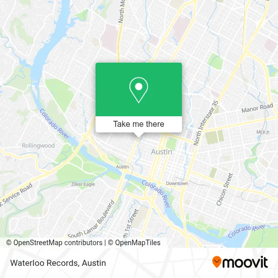 Waterloo Records map