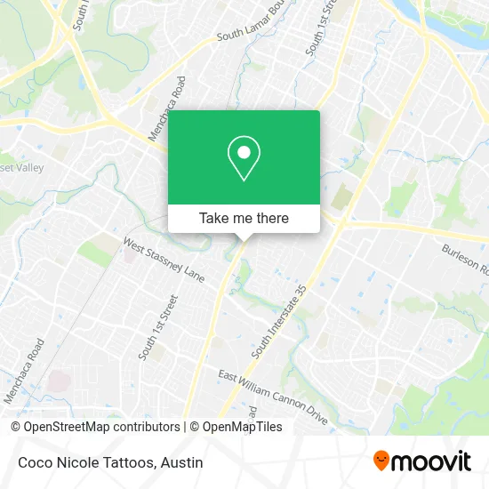 Coco Nicole Tattoos map