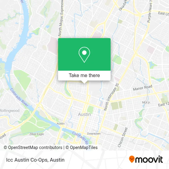Icc Austin Co-Ops map