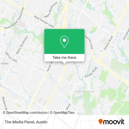 The Media Panel map