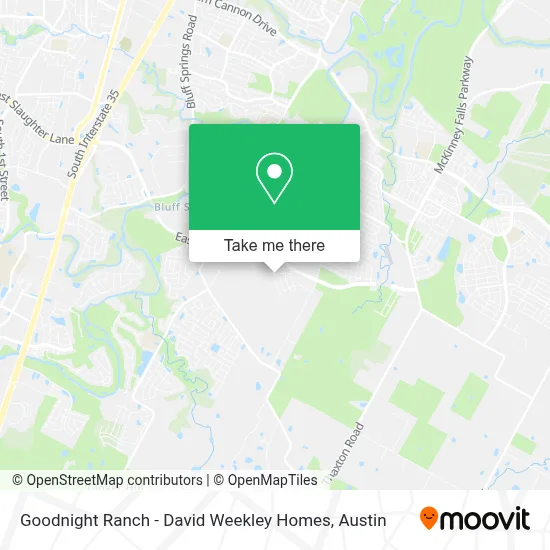 Goodnight Ranch - David Weekley Homes map