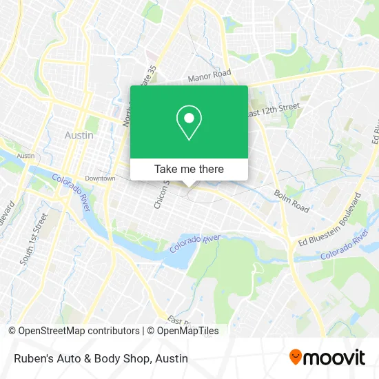 Ruben's Auto & Body Shop map