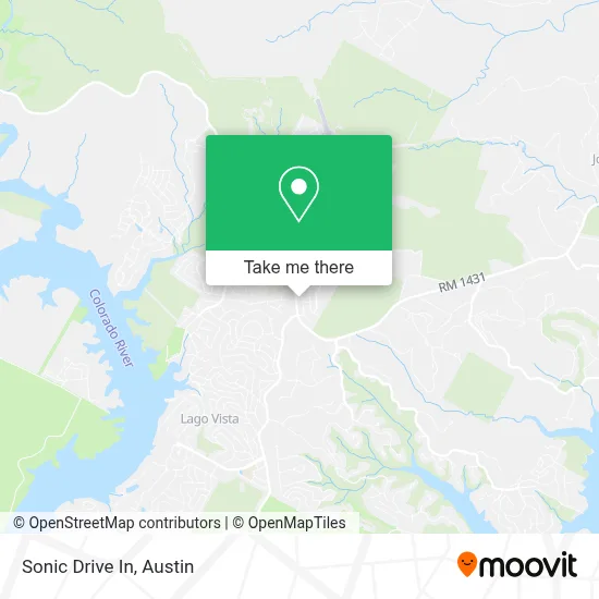 Sonic Drive In map