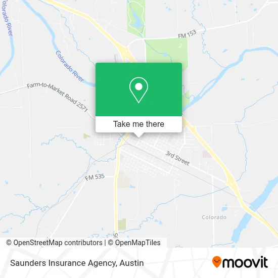 Saunders Insurance Agency map