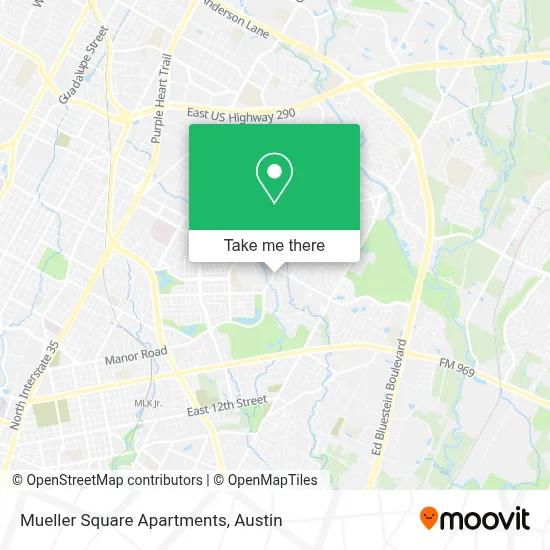 Mueller Square Apartments map