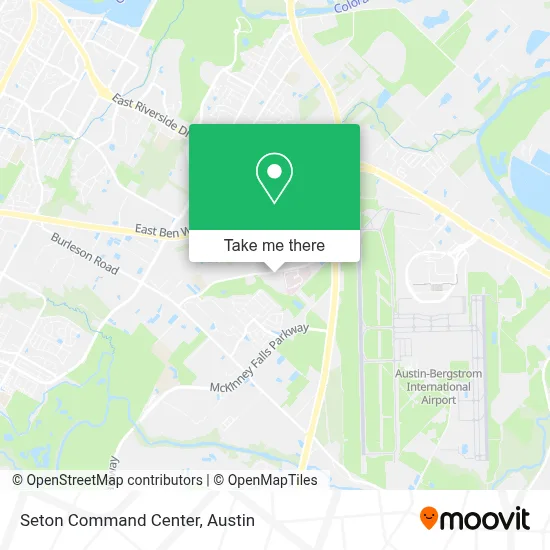 Seton Command Center map
