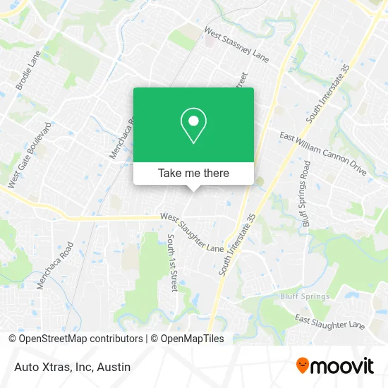 Auto Xtras, Inc map