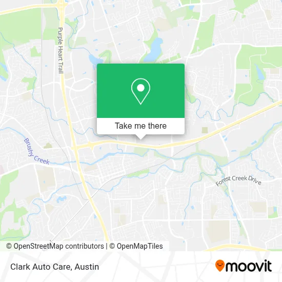 Clark Auto Care map