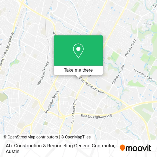 Atx Construction & Remodeling General Contractor map