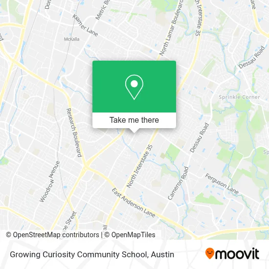 Growing Curiosity Community School map