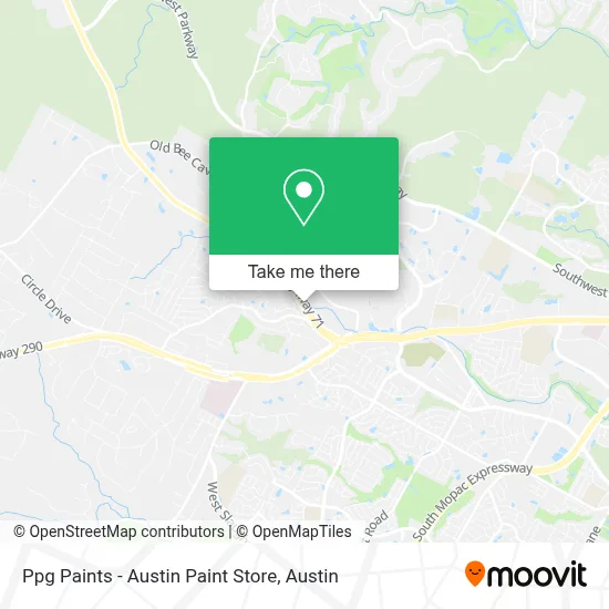 Ppg Paints - Austin Paint Store map