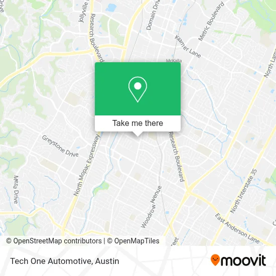 Tech One Automotive map