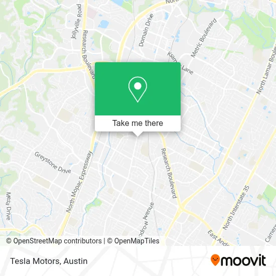 Tesla Motors map