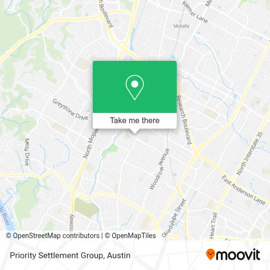 Priority Settlement Group map