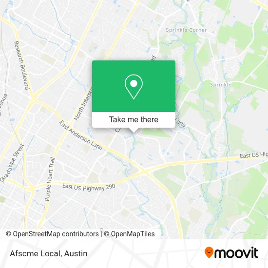 Afscme Local map