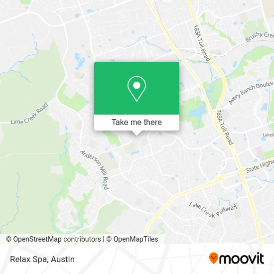 Relax Spa map