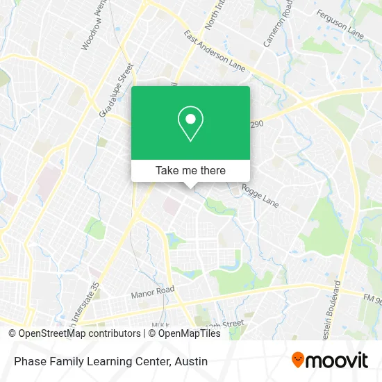 Phase Family Learning Center map