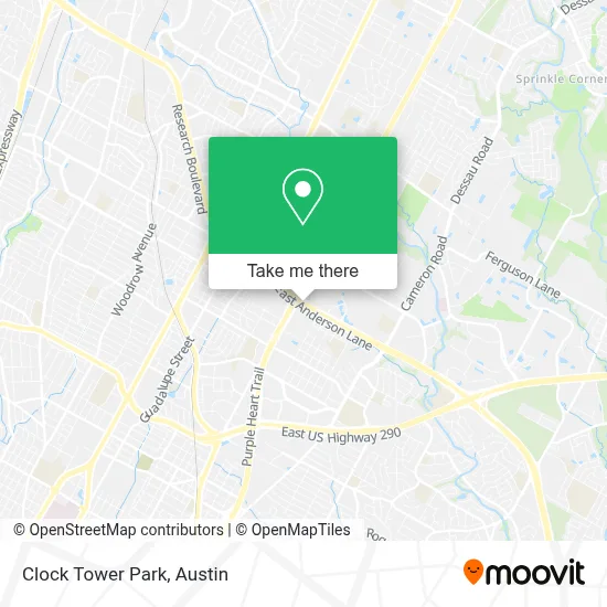 Clock Tower Park map