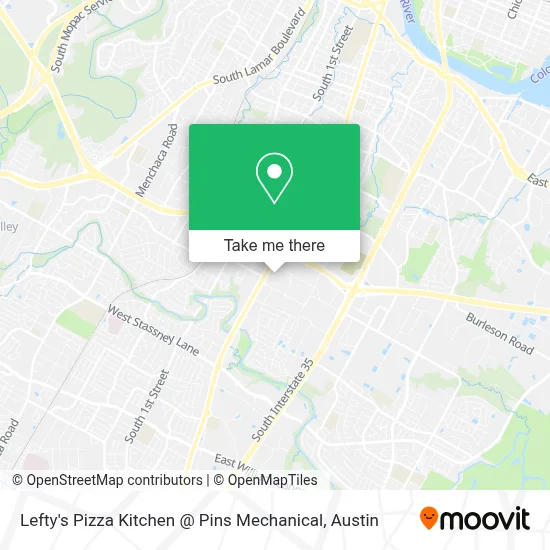 Lefty's Pizza Kitchen @ Pins Mechanical map