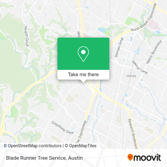 Blade Runner Tree Service map