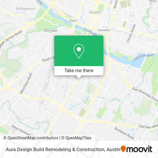 Aura Design Build Remodeling & Construction map