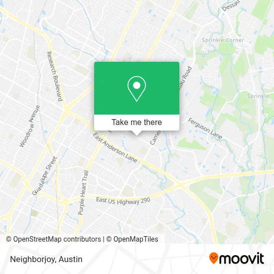 Neighborjoy map