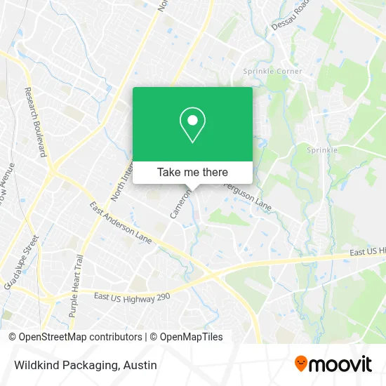 Wildkind Packaging map