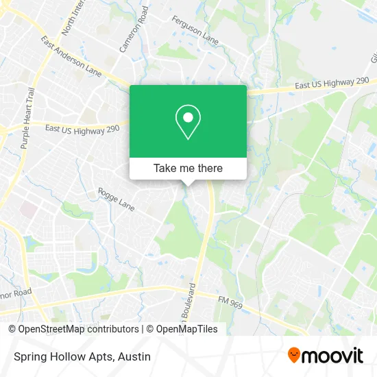 Spring Hollow Apts map