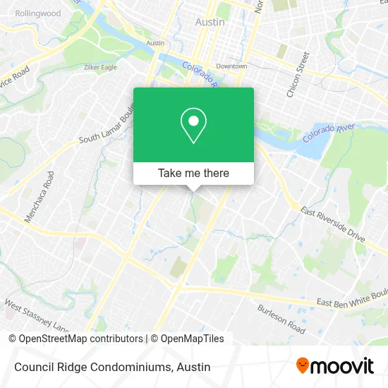 Council Ridge Condominiums map