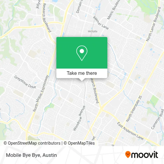 Mobile Bye Bye map