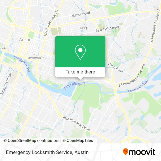 Emergency Locksmith Service map