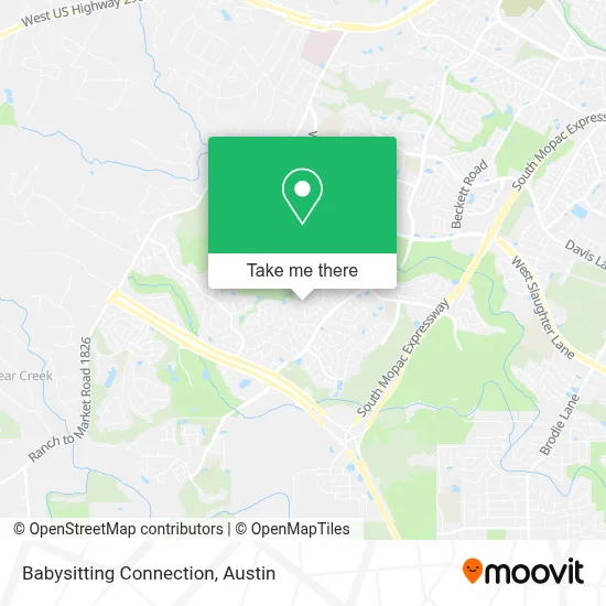 Babysitting Connection map